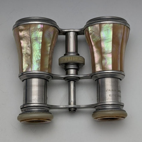 ドイツヴインテージ マザーオブパール装飾 オペラグラス 双眼鏡 オリジナルケース